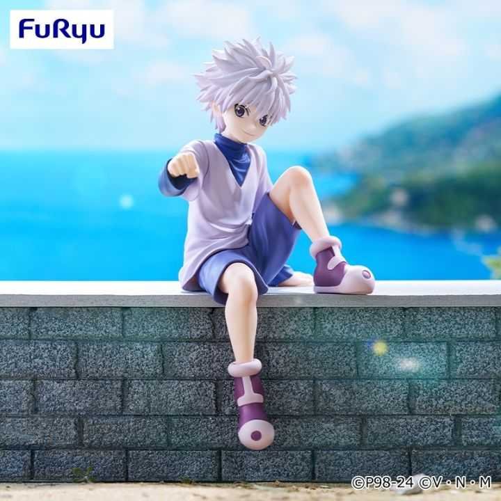 Figura coleccionable Killua Zoldyck Noodle Stopper de FuRyu, 13 cm, PVC, con licencia oficial de Hunter x Hunter